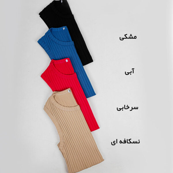 تاپ زنانه کرکره ای 307 مشکی