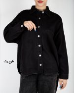 شومیز زنانه کتان پایین هلال Zara سایز XL