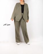 ست کتی زنانه روناک سبز کدر