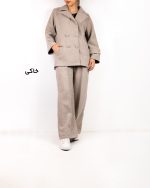 ست کتی زنانه روناک طرح سه خاکی