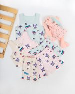 رکابی شورت دخترانه طرحدار کرومی