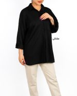 شومیز زنانه مراکش پاگن دار مشکی