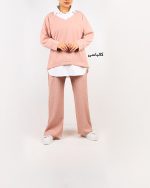 ست زنانه یقه سفید السا کالباسی