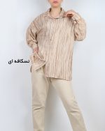 شومیز زنانه گازوئیلی نسکافه ای