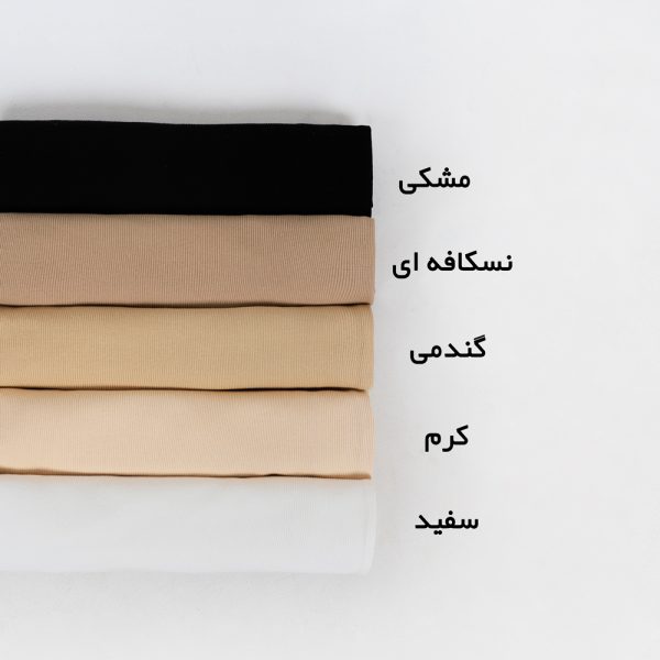 تاپ زنانه حلقه ای کد 207 سفید