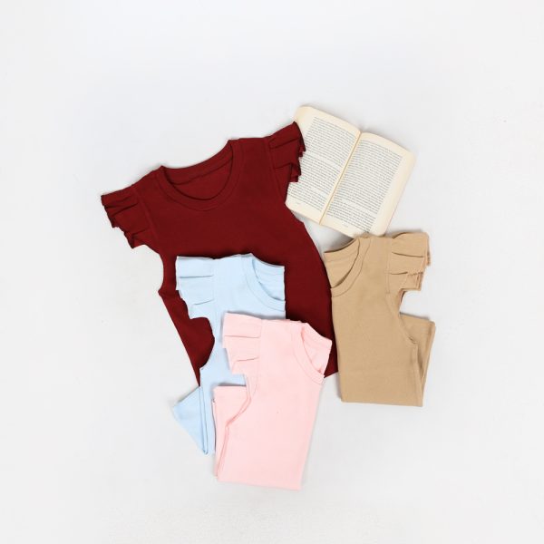 تاپ زنانه یقه گرد فرشته کد 356