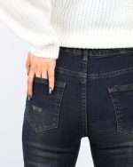 شلوار جین زنانه دمپا گشاد کد 504065 شیک