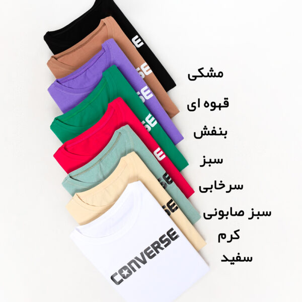 تیشرت لانگ زنانه Converse میس نایس سفید