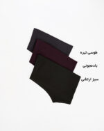 شلوارک زنانه کد 129 طوسی تیره